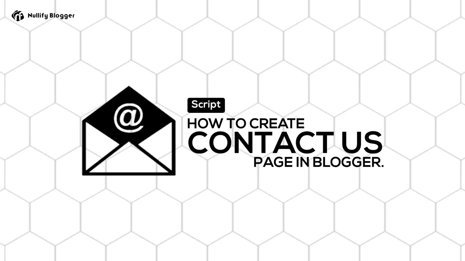 How To Create A Stylish Contact Us Page In Blogger?