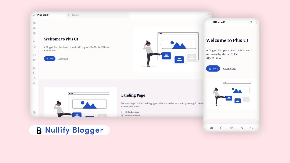 Plus UI – Premium & Responsive Blogger Template